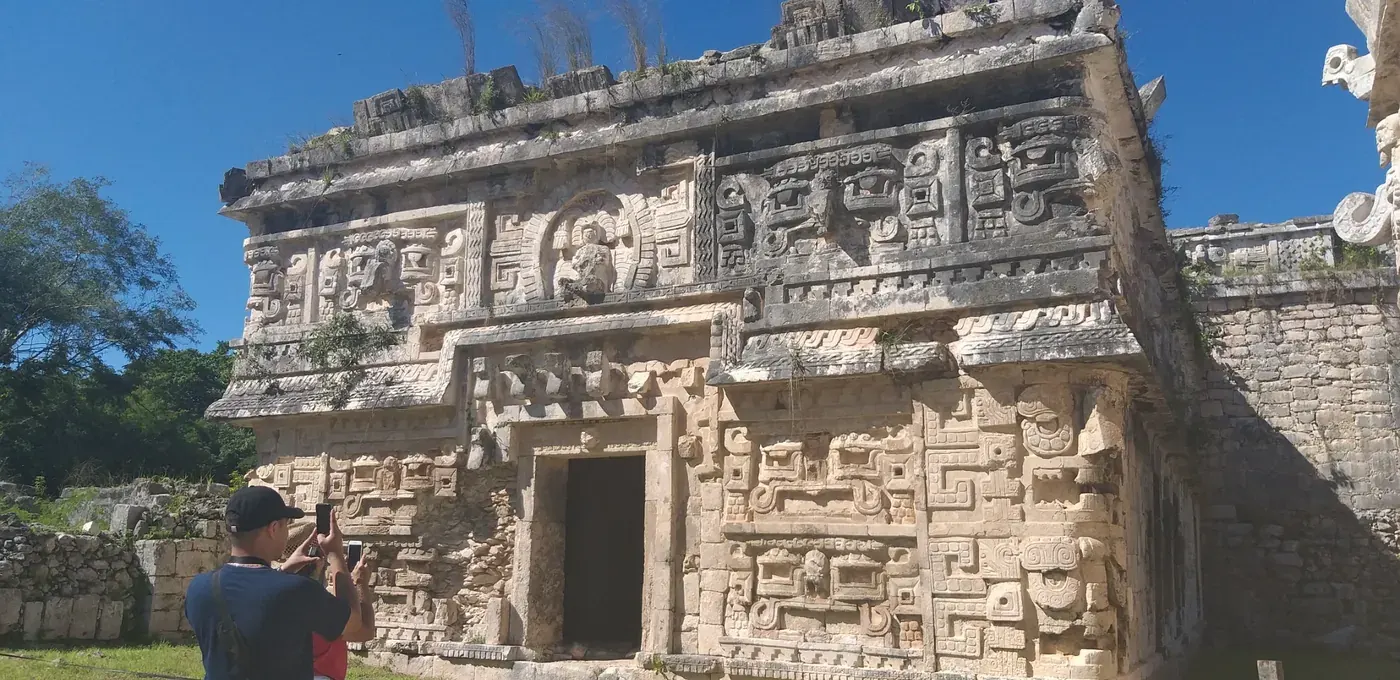 Maya carvings on the Nunnery building at Chichen Itza